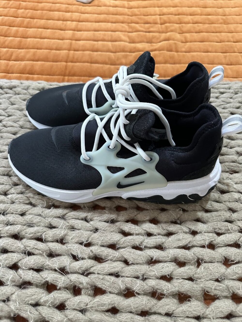 Nike React Presto “Ghost” Black White Sneakers
